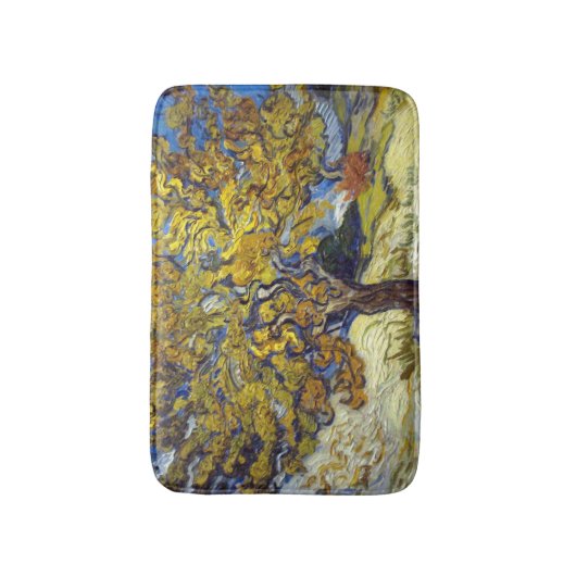 Van Gogh Mulberry Tree Masterpiece Art Badematte (Vorderseite Vertikal)