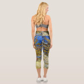 Van Gogh Mulberry Tree Masterpiece Art Capri Leggings (Rückseite)