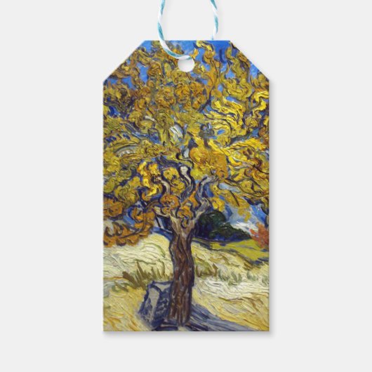 Van Gogh Mulberry Tree Masterpiece Art Geschenkanhänger (Vorderseite)