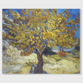 Van Gogh Mulberry Tree Masterpiece Art Geschenkpapier (Flach)