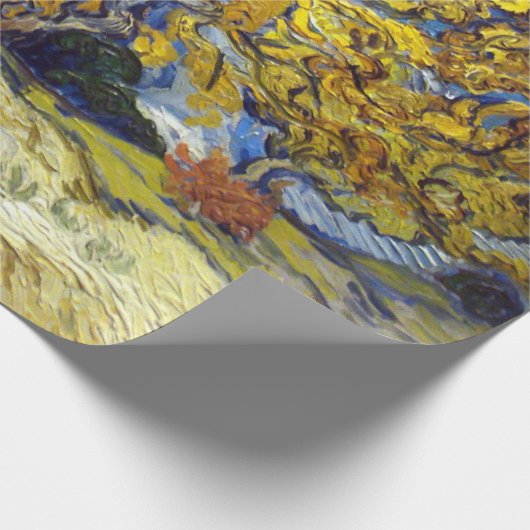 Van Gogh Mulberry Tree Masterpiece Art Geschenkpapier (Ecke)