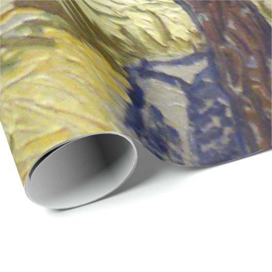 Van Gogh Mulberry Tree Masterpiece Art Geschenkpapier (Rolleneckpunkt)