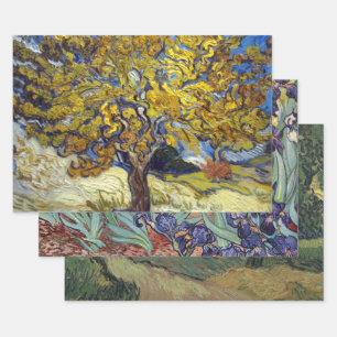 Van Gogh Mulberry Tree Masterpiece Art Geschenkpapier Set
