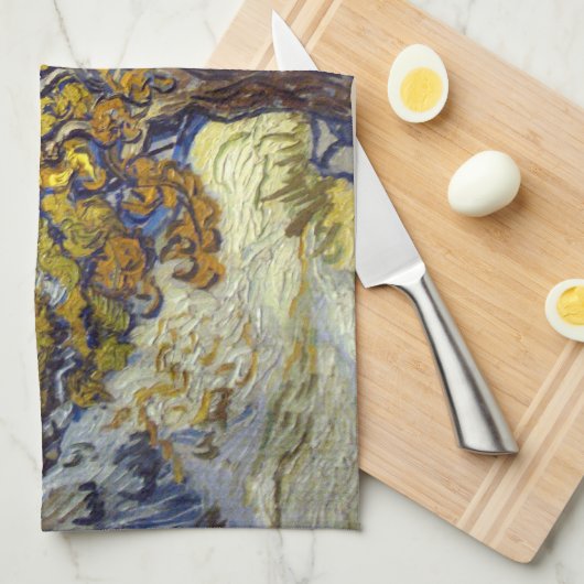 Van Gogh Mulberry Tree Masterpiece Art Geschirrtuch (Viertel Falte)