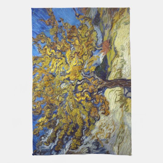 Van Gogh Mulberry Tree Masterpiece Art Geschirrtuch (Vertikal)