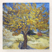 Van Gogh Mulberry Tree Masterpiece Art Glasuntersetzer (Vorderseite)