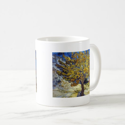 Van Gogh Mulberry Tree Masterpiece Art Kaffeetasse (VorderseiteRechts)
