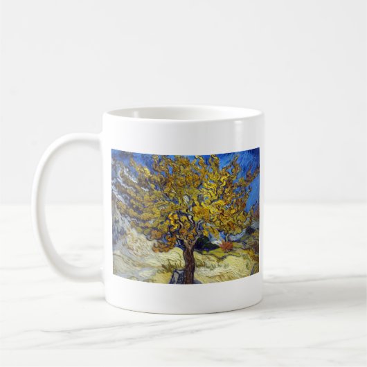 Van Gogh Mulberry Tree Masterpiece Art Kaffeetasse (Links)