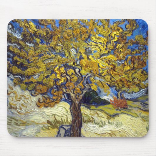 Van Gogh Mulberry Tree Masterpiece Art Mousepad (Vorne)