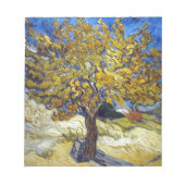 Van Gogh Mulberry Tree Masterpiece Art Notizblock (Vorderseite)