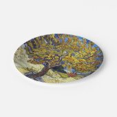 Van Gogh Mulberry Tree Masterpiece Art Pappteller (Schrägansicht)