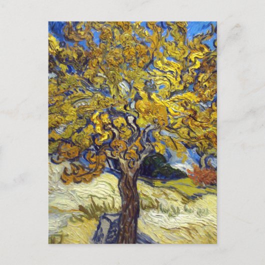 Van Gogh Mulberry Tree Masterpiece Art Postkarte (Vorderseite)
