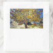 Van Gogh Mulberry Tree Masterpiece Art Rechteckiger Aufkleber (Tasche)