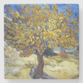 Van Gogh Mulberry Tree Masterpiece Art Steinuntersetzer (Vorderseite)
