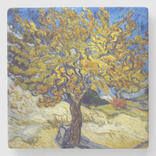 Van Gogh Mulberry Tree Masterpiece Art Steinuntersetzer