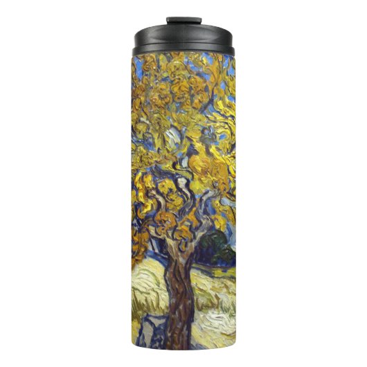 Van Gogh Mulberry Tree Masterpiece Art Thermosbecher (Vorderseite)