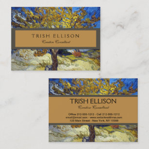 Van Gogh Mulberry Tree Masterpiece Art Visitenkarte