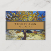 Van Gogh Mulberry Tree Masterpiece Art Visitenkarte (Vorderseite)