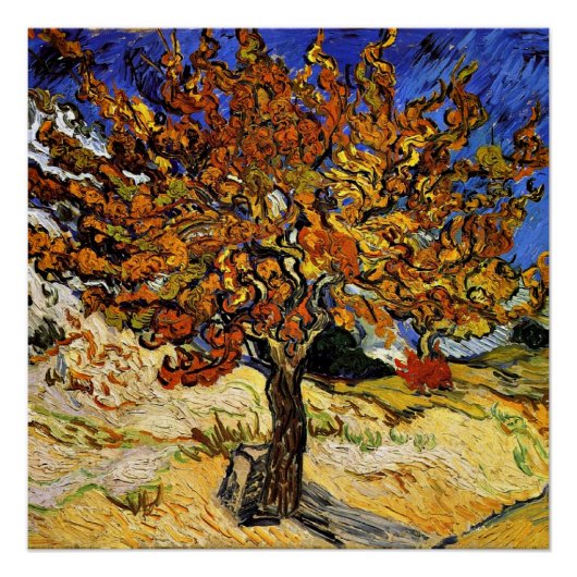 Van Gogh - Mulberry Tree, Poster (Vorderseite)