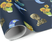 Van Gogh-Muster Geschenkpapier (Rolleneckpunkt)