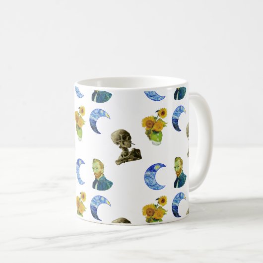 Van Gogh-Muster Kaffeetasse (VorderseiteRechts)