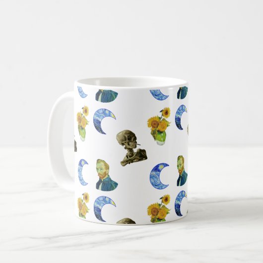 Van Gogh-Muster Kaffeetasse (Vorderseite Links)