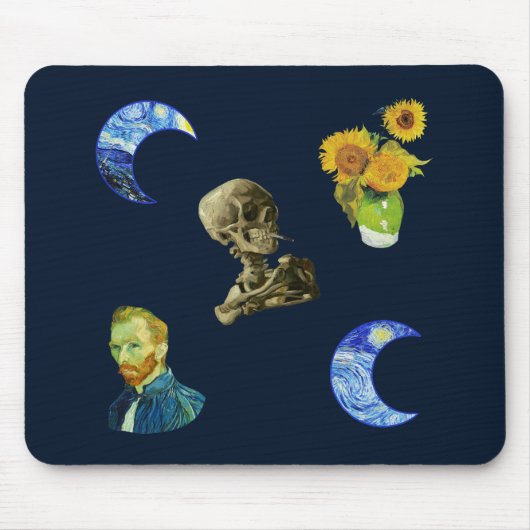 Van Gogh-Muster Mousepad (Vorne)