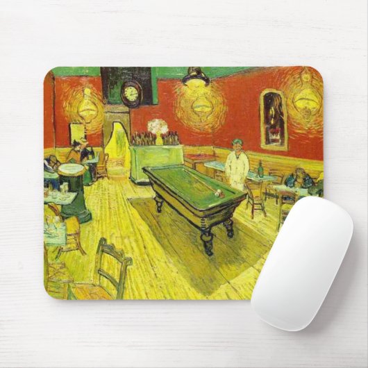 Van Gogh: Nachtcafé Mousepad (Mit Mouse)