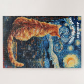 Van Gogh Niedlich Feline Puzzle (Horizontal)