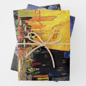 Van Gogh Night Cafe, Starry Night und Ire Geschenkpapier Set (Beispiel)