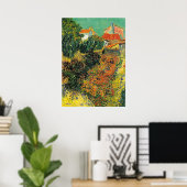 Van Gogh - Noon or Garden Behind a House Poster (Heimbüro)