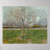 Van Gogh - Obstgarten in Blossom (Pflaumen) Poster (Vorne)
