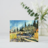 Van Gogh - Obstgarten umgeben von Zypressen Postkarte (Stehend Vorderseite)