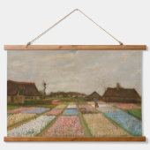 Van Gogh Old Art Blume Beds in Holland Wood Wall Wandteppich Mit Holzrahmen (Vorne)