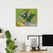 Van Gogh Oleanders Blumengemälde Poster (Heimbüro)