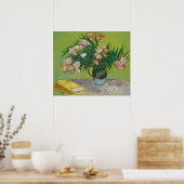 Van Gogh Oleanders Blumengemälde Poster (Küche)