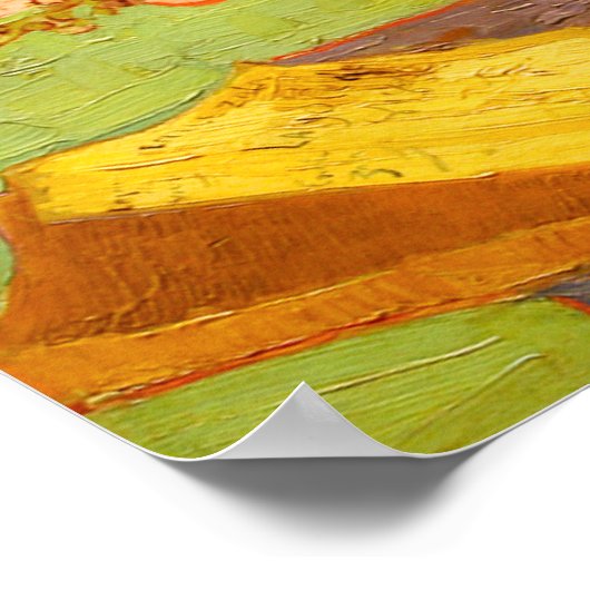 Van Gogh Oleanders Poster (Ecke)