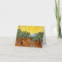 Van Gogh Olive Tree Karte