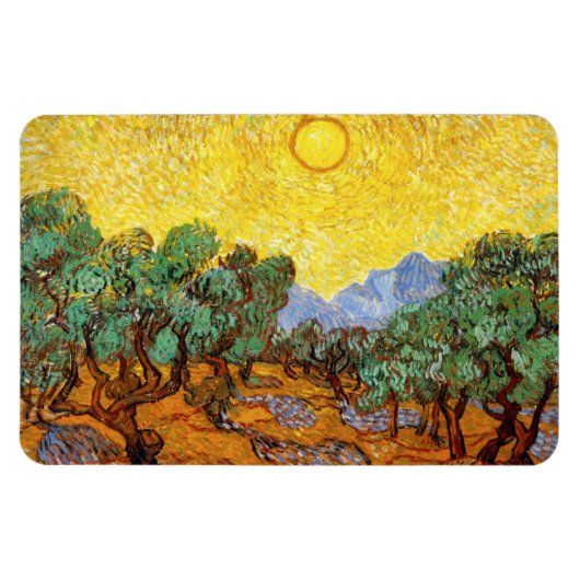 Van Gogh Olive Trees Magnet (Horizontal)