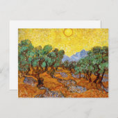 Van Gogh Olive Trees Postcard Postkarte (Vorne/Hinten)