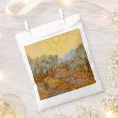 Van Gogh Olive Trees Yellow Sun Sky Geschenktütchen (Ausgeschnitten)