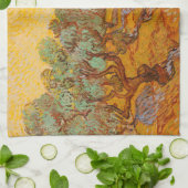 Van Gogh Olive Trees Yellow Sun Sky Geschirrtuch (Gefaltet)