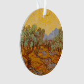 Van Gogh Olive Trees Yellow Sun Sky Ornament (Vorderseite)