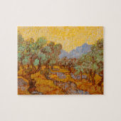 Van Gogh Olive Trees Yellow Sun Sky Puzzle (Horizontal)