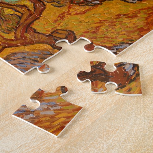 Van Gogh Olive Trees Yellow Sun Sky Puzzle (Seite)