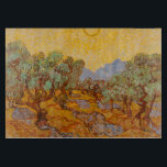 Van Gogh Olive Trees Yellow Sun Sky Schneidebrett<br><div class="desc">Vincent Van Gogh Olivenbäume mit gelbem Himmel und Sonne - Dieses beeindruckende Gemälde von Van Gogh zeigt Olivenbäume mit gelber Sonne und Himmel.</div>
