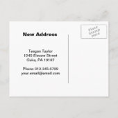 Van Gogh | Olivenbäume | Adressänderung Ankündigungspostkarte (Rückseite)