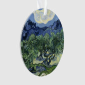 Van Gogh Olivenbäume - Blue Mountain Art Ornament (Vorderseite)