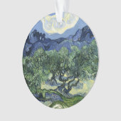 Van Gogh Olivenbäume - Blue Mountain Art Ornament (Vorderseite)
