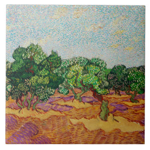 Van Gogh - Olivenbäume,  Fliese